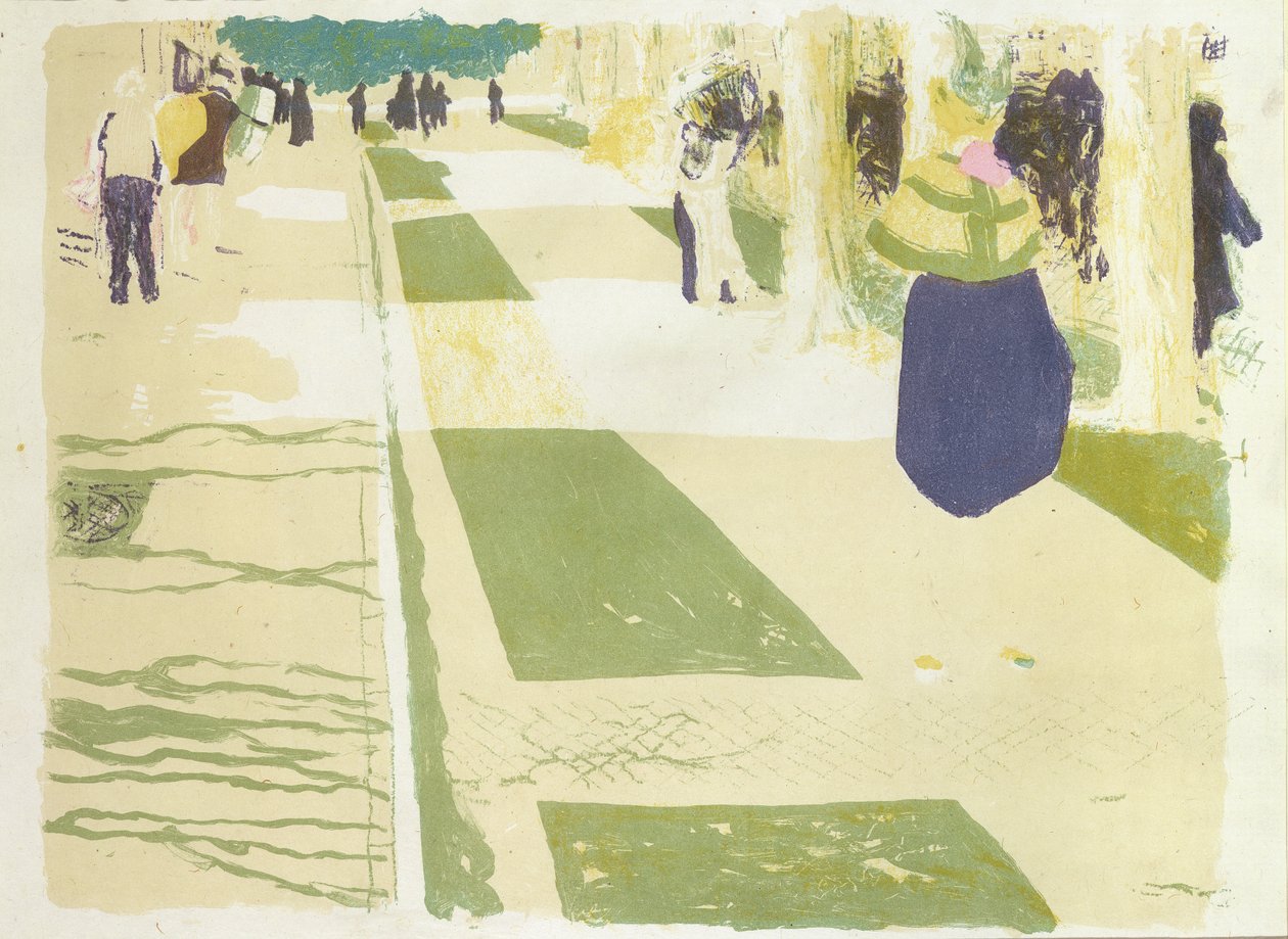 The Avenue, 189899 alkotó: Edouard Vuillard