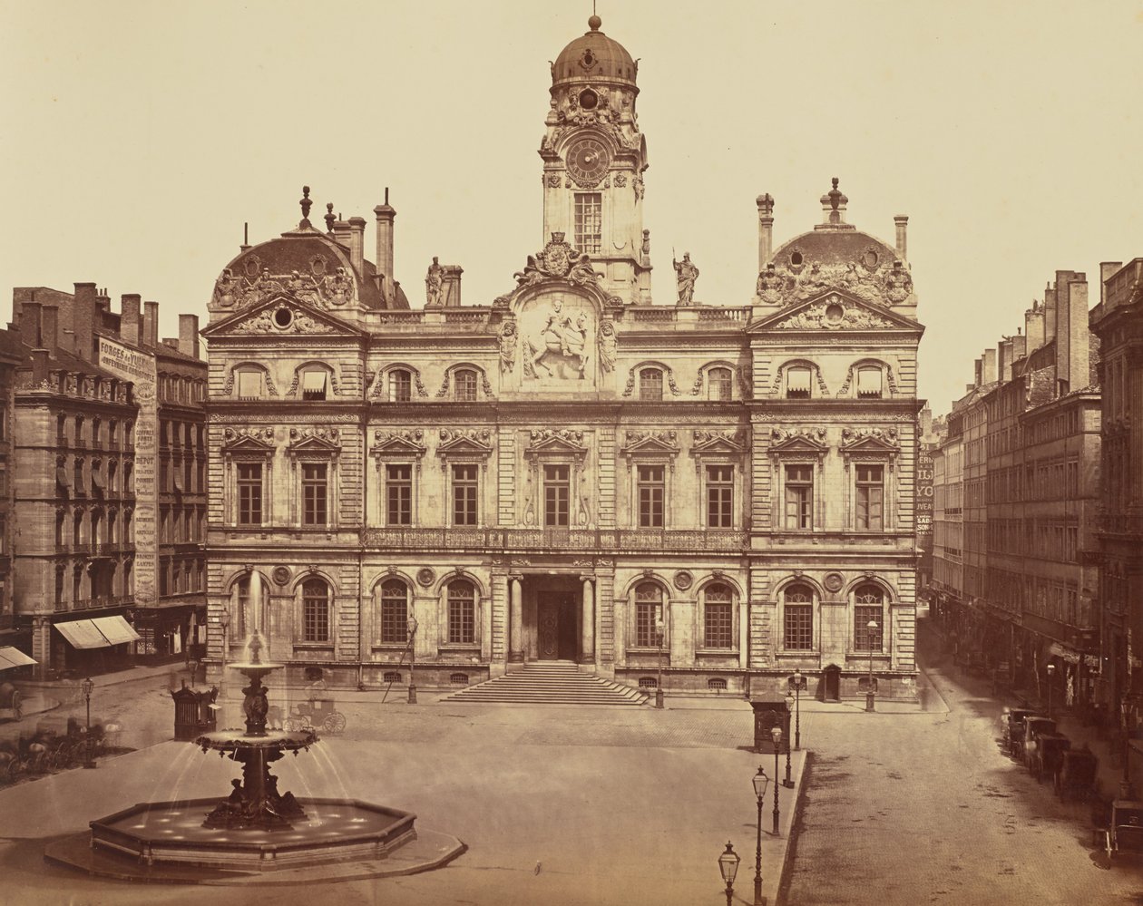 Lyon. Városháza alkotó: Édouard Baldus