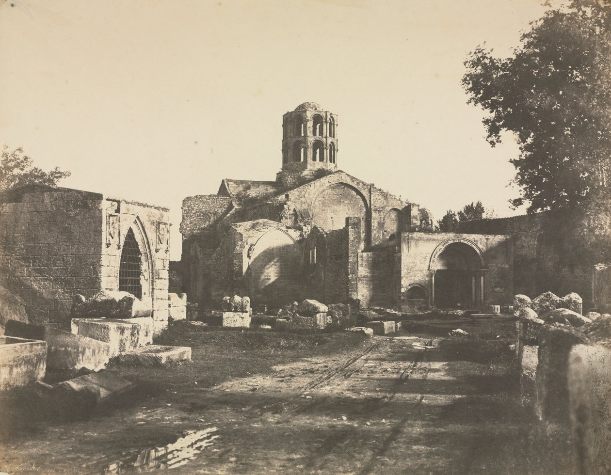 Saint-Honorat, Prés dArles, 1853. alkotó: Édouard Baldus