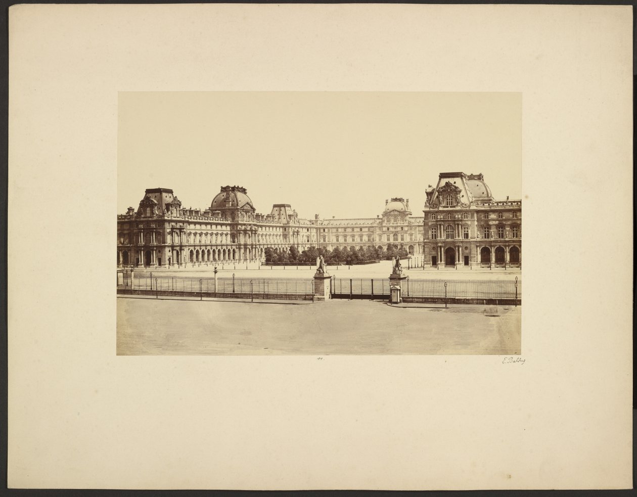 [A Louvre] alkotó: Édouard Baldus