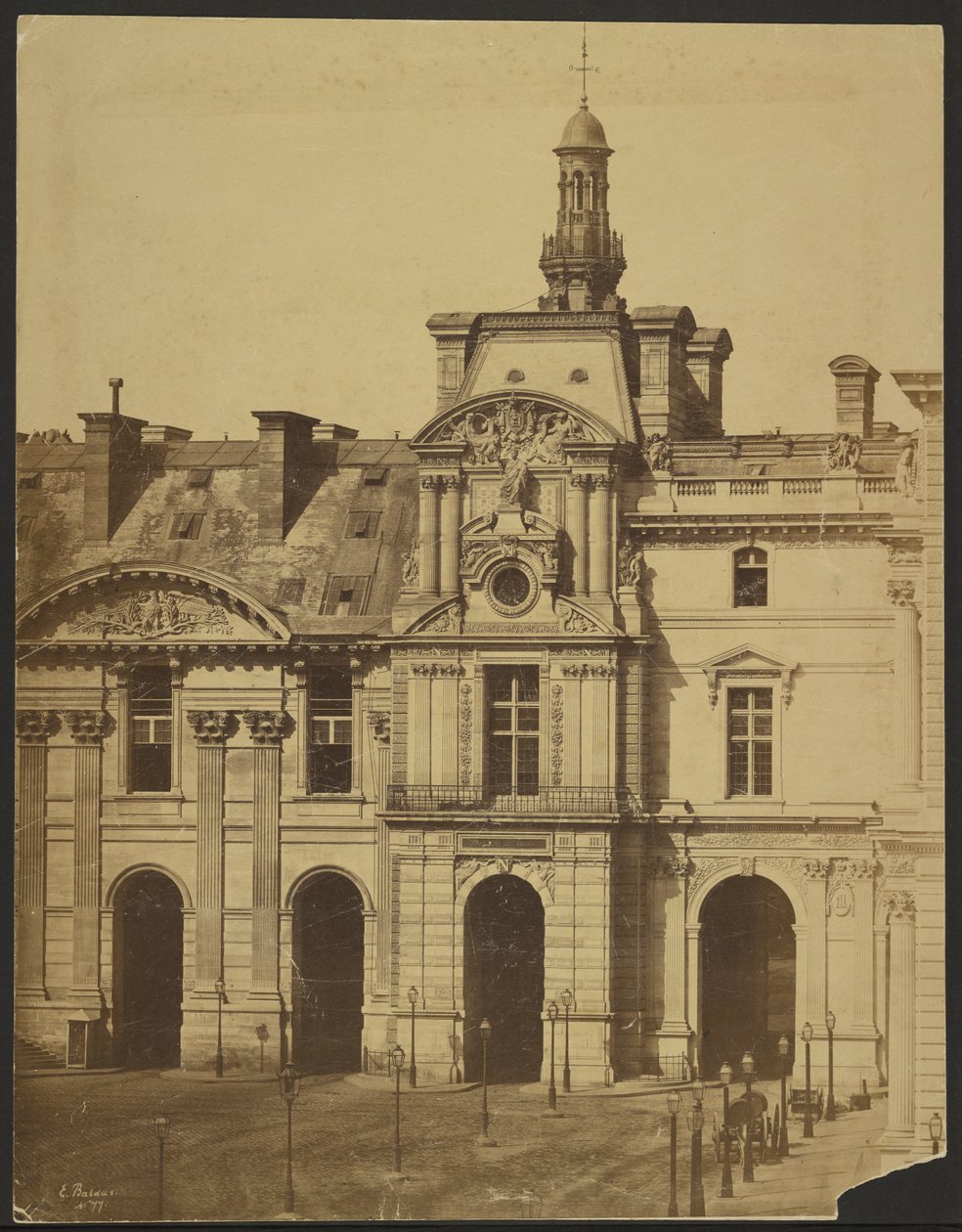 [A Louvre, Rohan pavilonja] alkotó: Édouard Baldus
