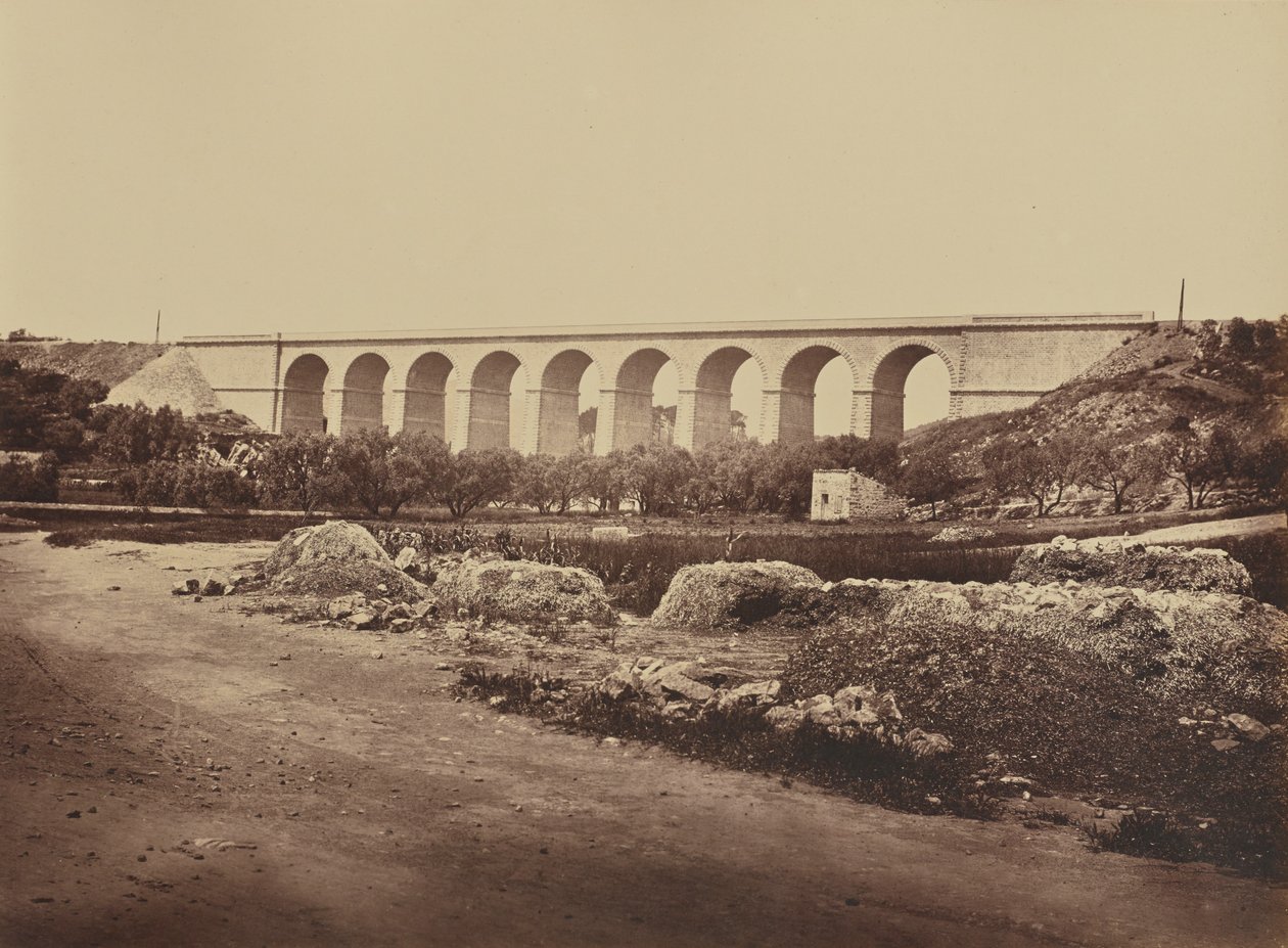 Bandoli viadukt. alkotó: Édouard Baldus
