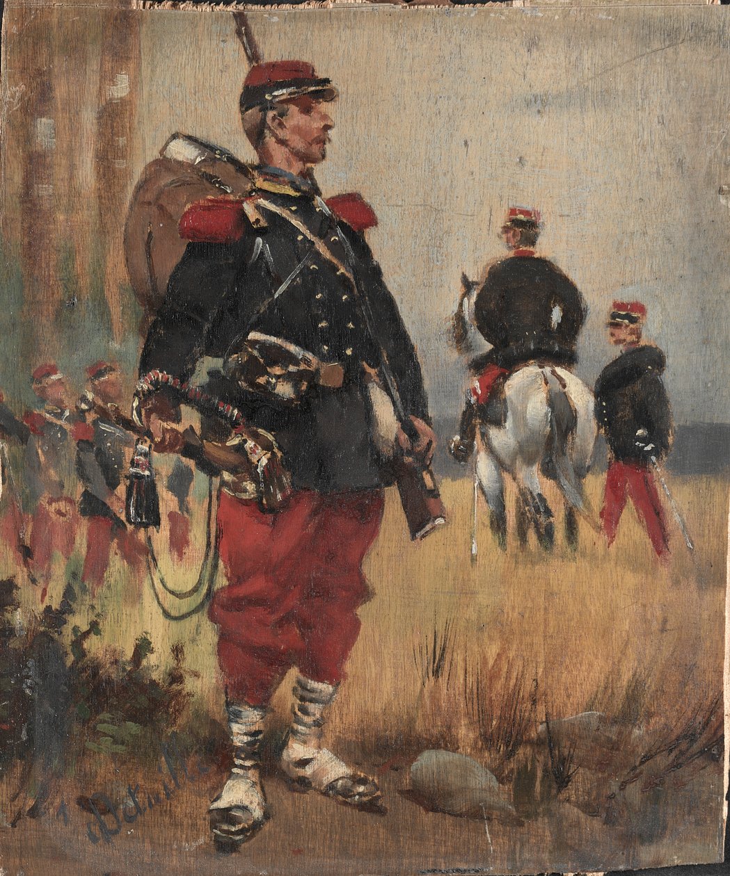 Katonák alkotó: Edouard Detaille