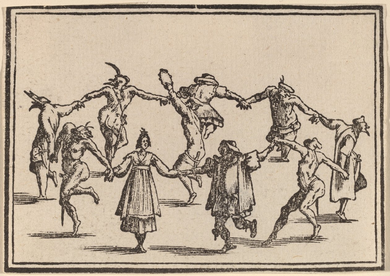 A tánc alkotó: Edouard Eckman after Jacques Callot