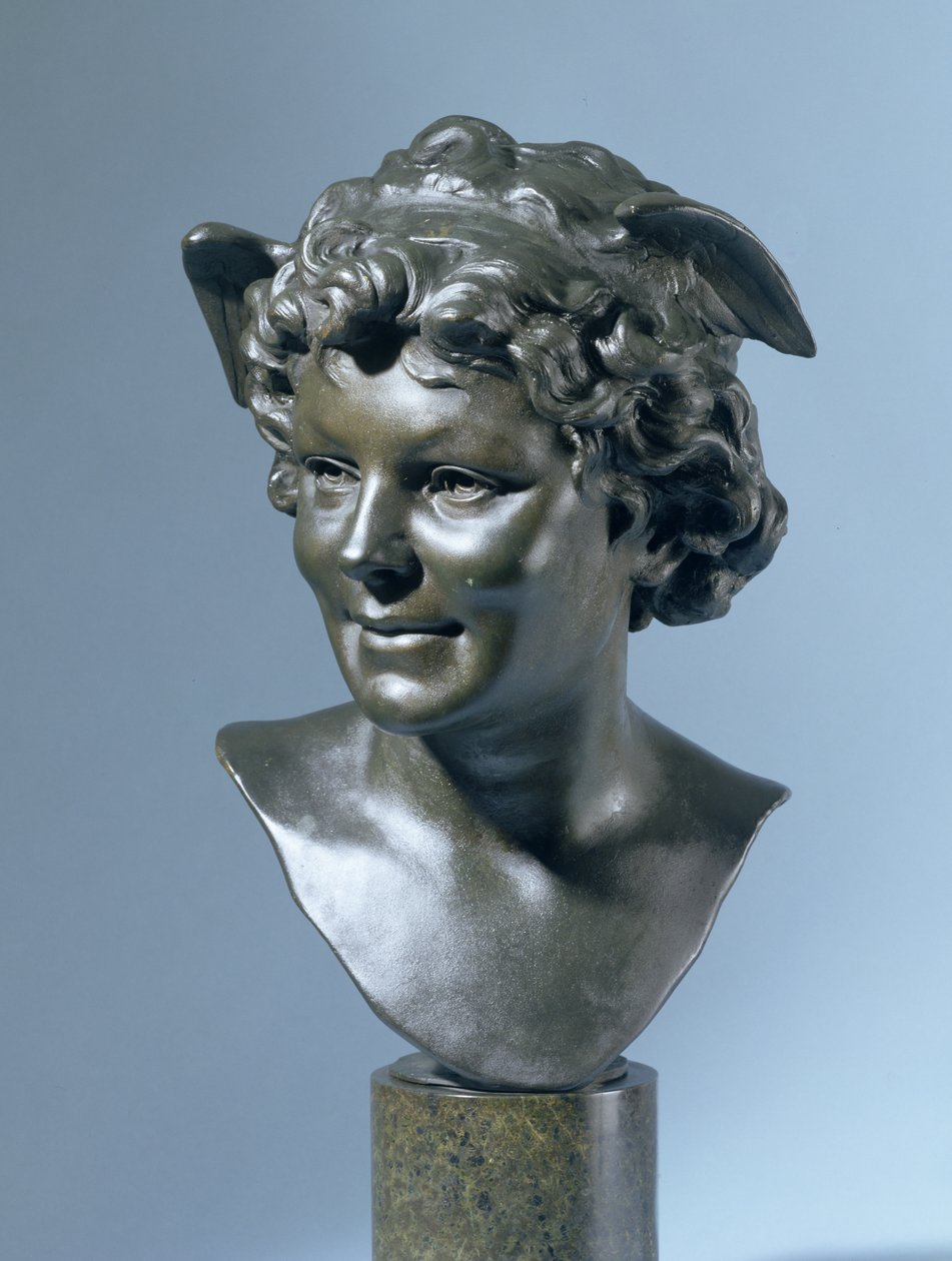 Mercury feje (bronz) alkotó: Edouard Lanteri