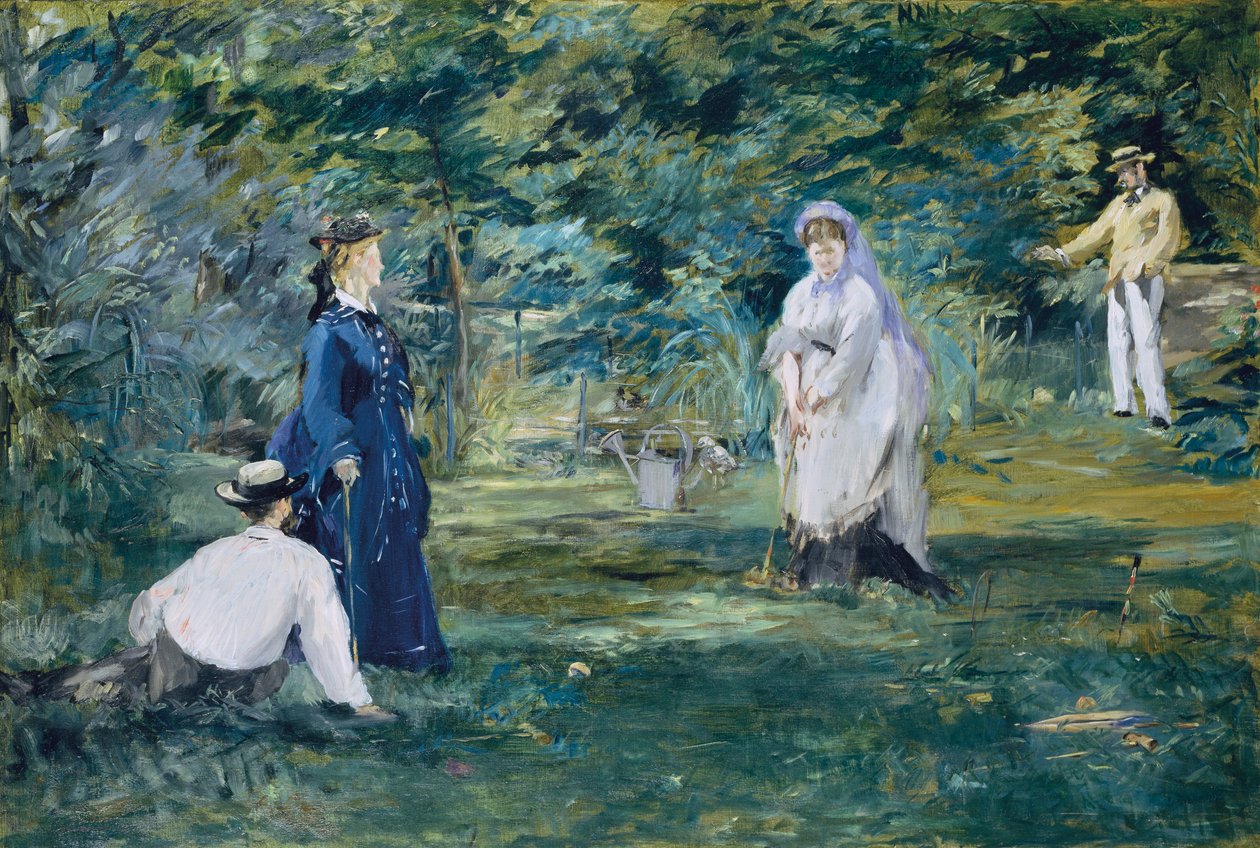 Krokett játék alkotó: Édouard Manet