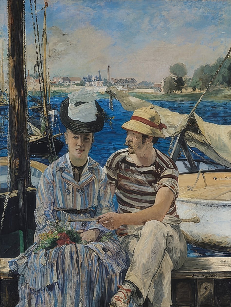 Argenteuil. 1874 alkotó: Édouard Manet