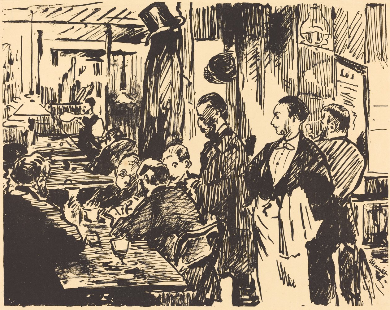A kávézóban alkotó: Édouard Manet