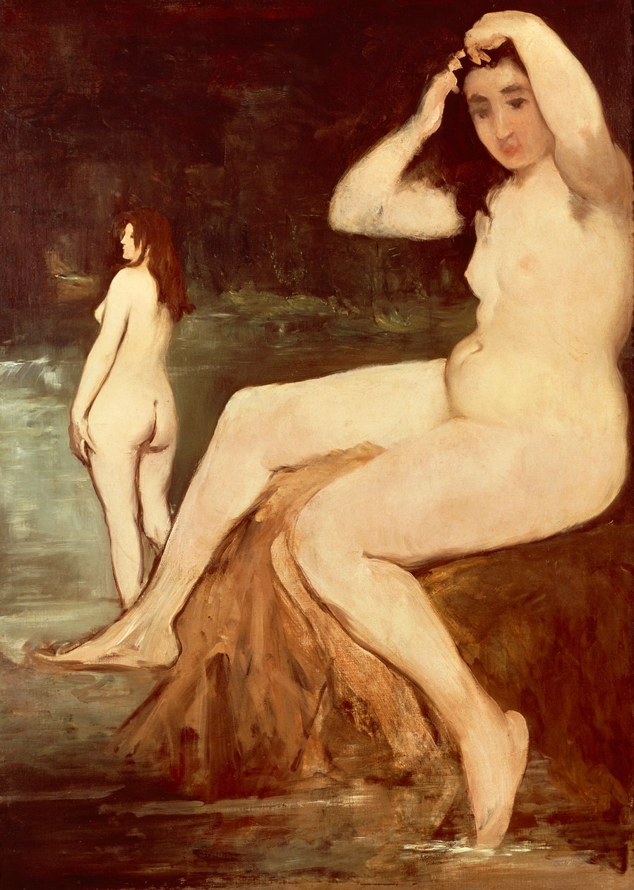 Fürdőzők a Szajnán alkotó: Édouard Manet