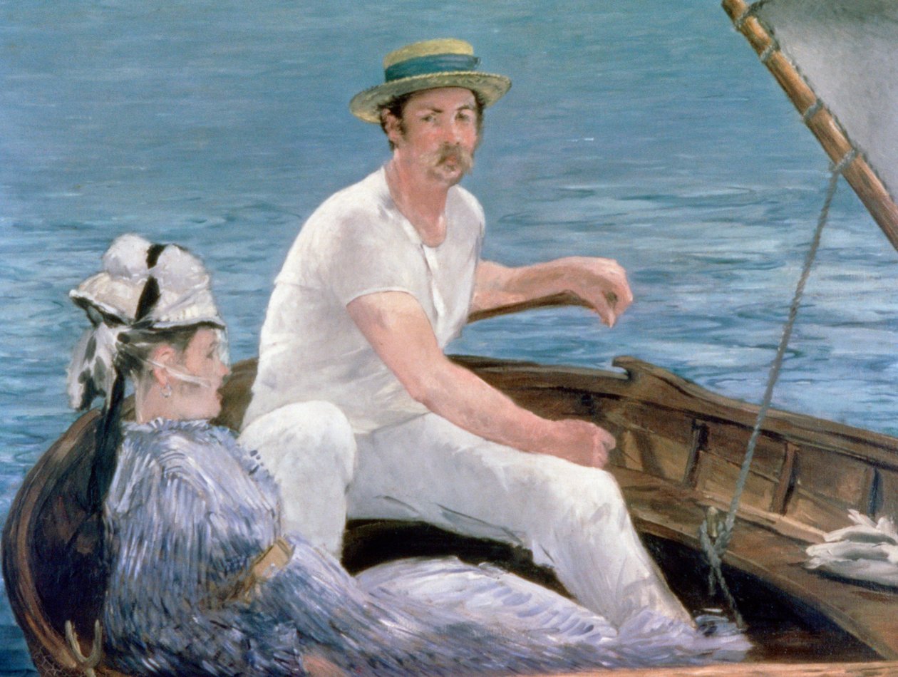 Csónakázás, 1874 alkotó: Édouard Manet