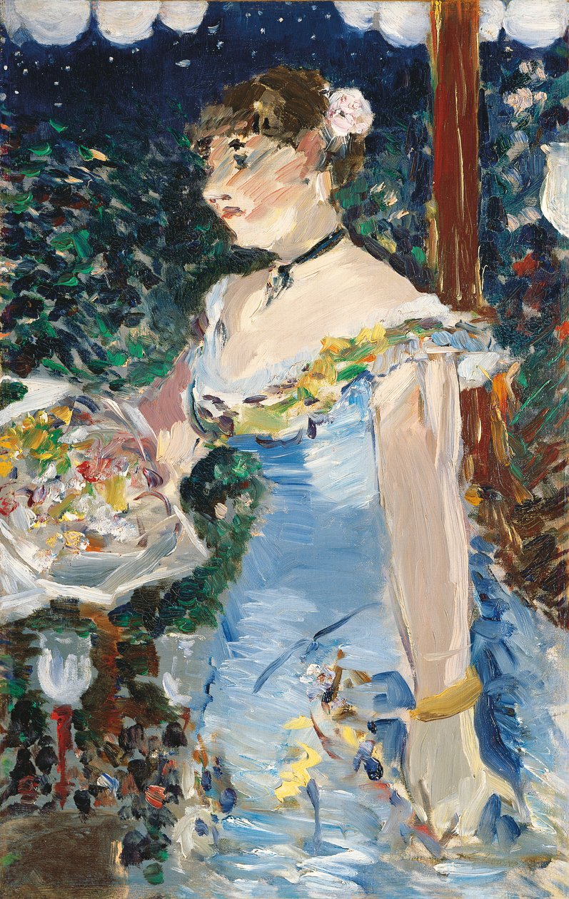 Kávéház-koncert énekes alkotó: Édouard Manet