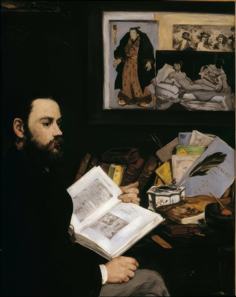 Emile Zola alkotó: Édouard Manet