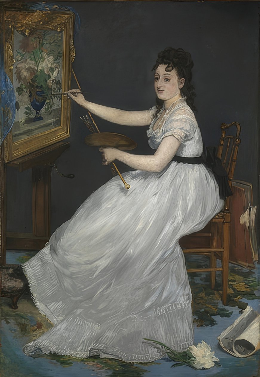 Eva Gonzalès. 1870 alkotó: Édouard Manet