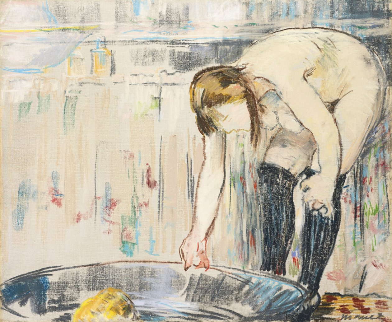 nő a kádban alkotó: Édouard Manet