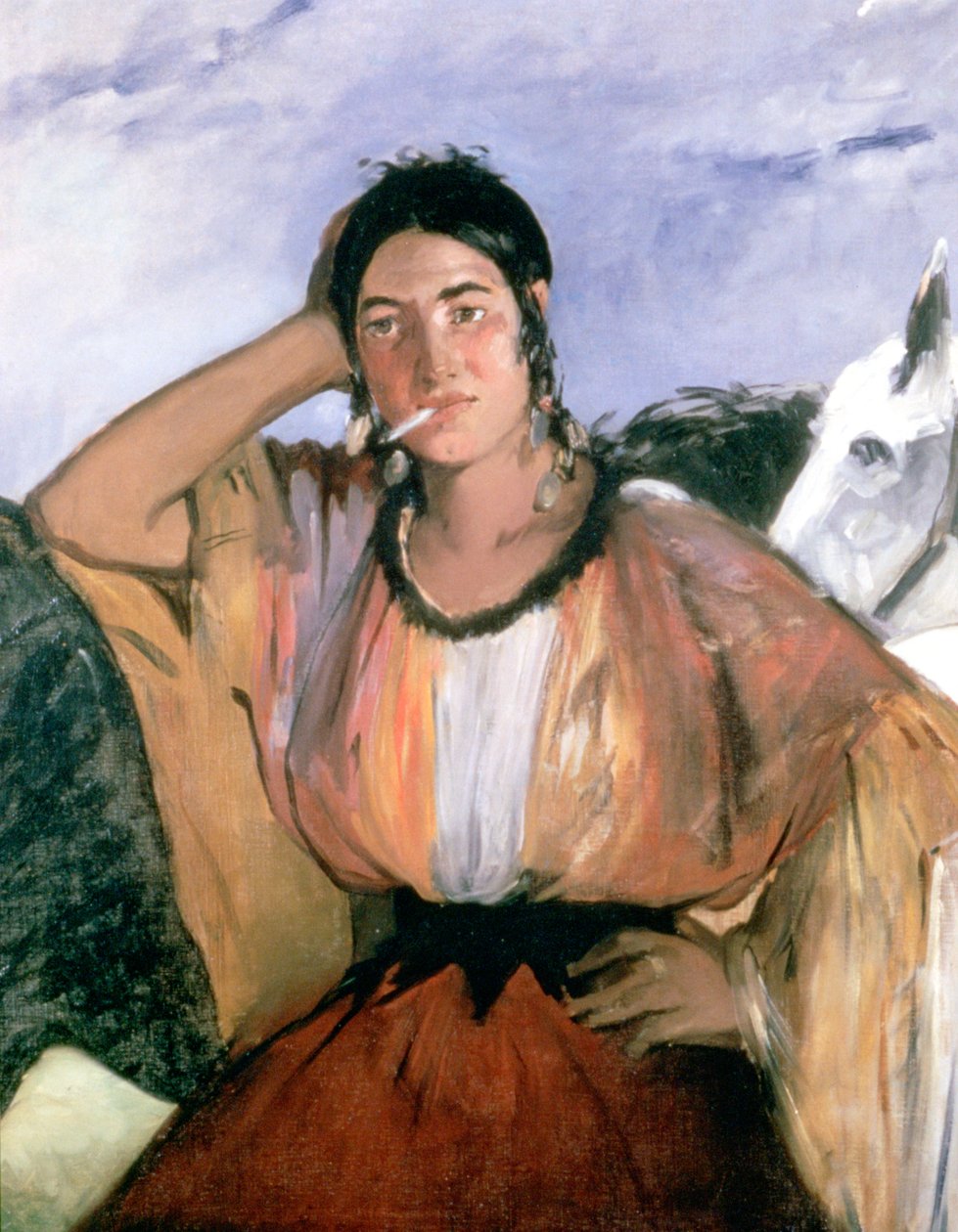 Cigány cigarettával, 1862 alkotó: Édouard Manet