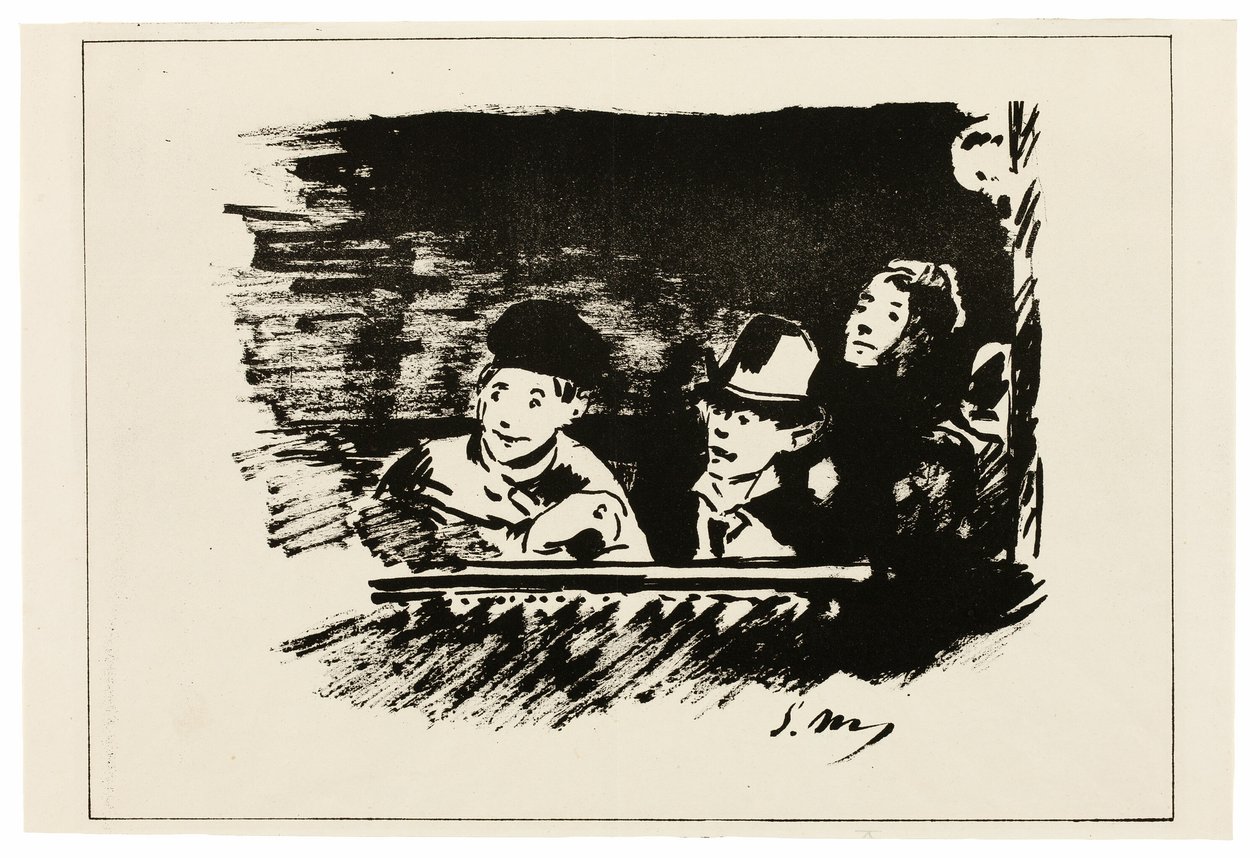 A Felső Galériában alkotó: Édouard Manet
