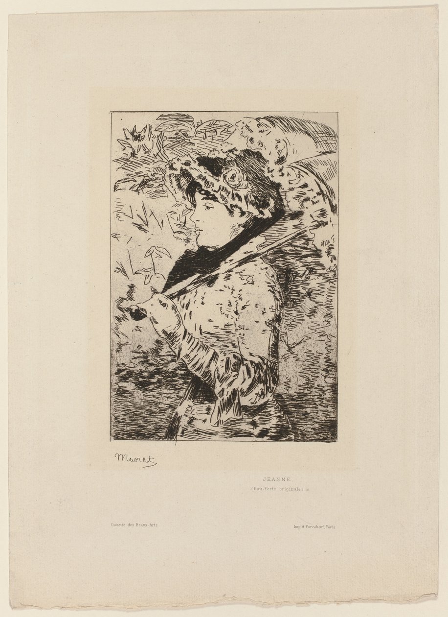 Jeanne (tavasz) alkotó: Édouard Manet