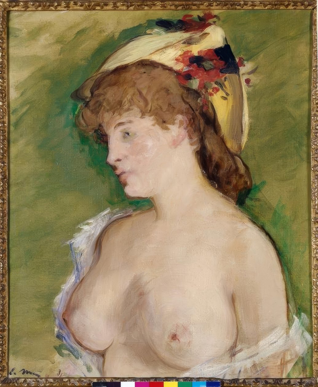 A félmeztelen szőke alkotó: Édouard Manet