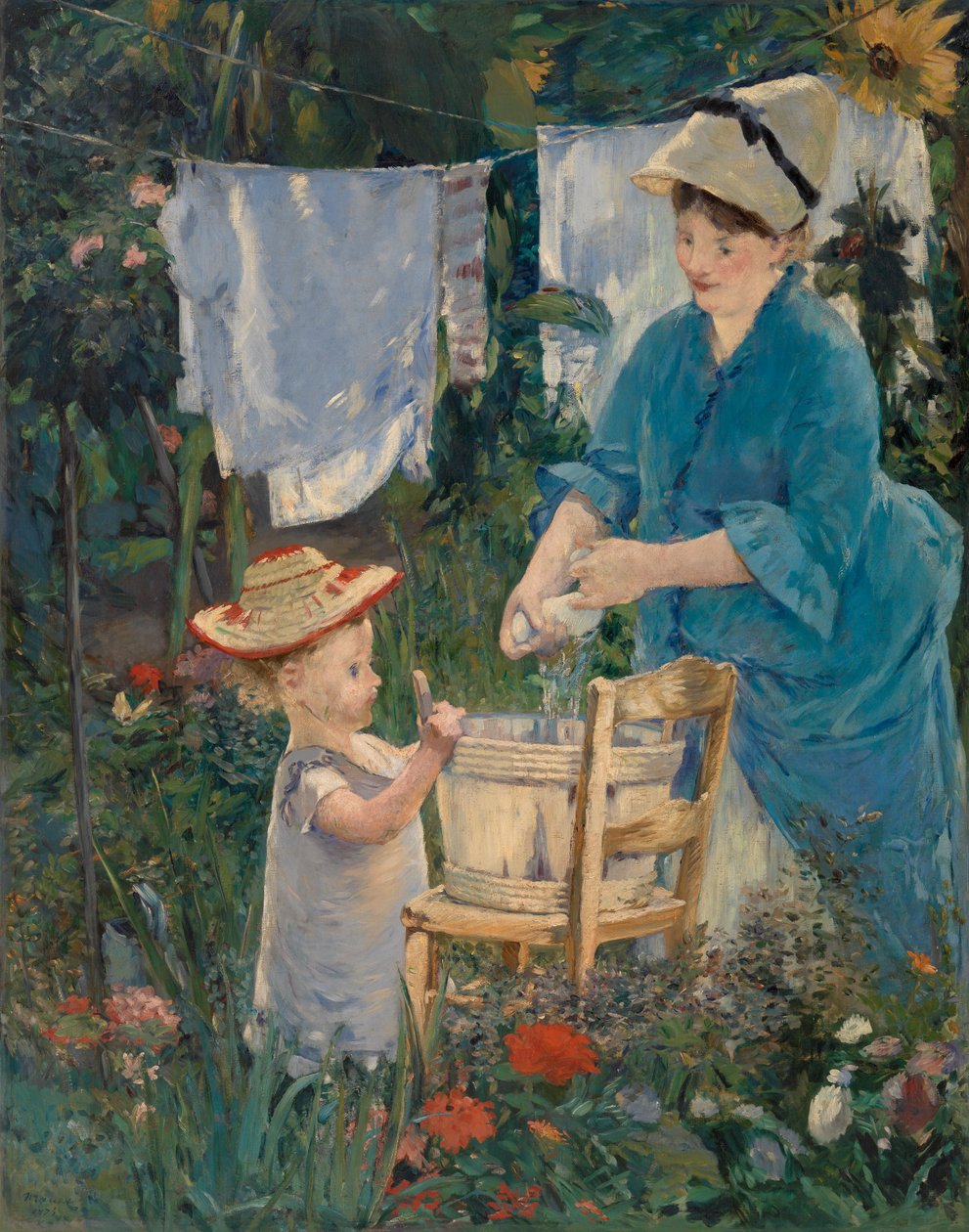 Mosoda (Le Linge) alkotó: Édouard Manet