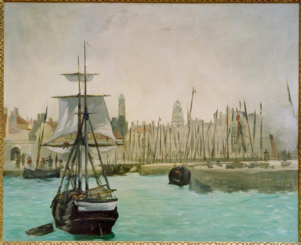 Calais kikötője alkotó: Édouard Manet