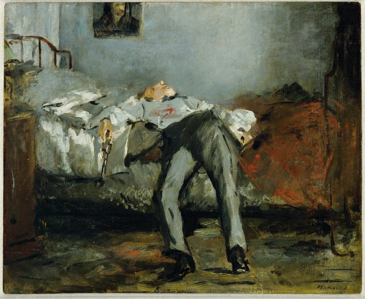 Öngyilkosság ... (olaj, vászon) alkotó: Édouard Manet