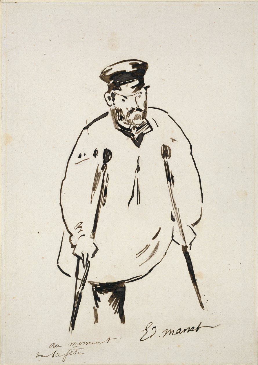 Mankós ember, 1850-1880 alkotó: Édouard Manet