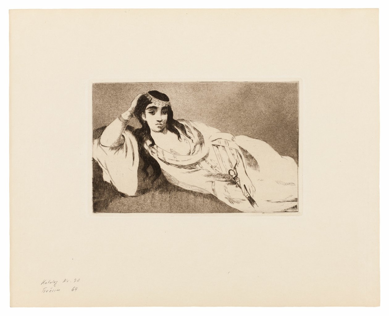 Odaliszk alkotó: Édouard Manet