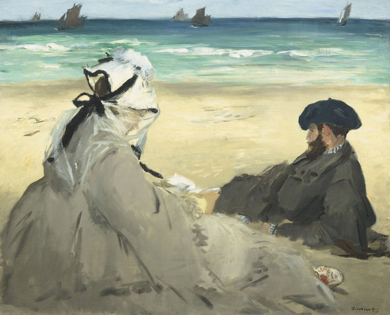 A tengerparton alkotó: Édouard Manet
