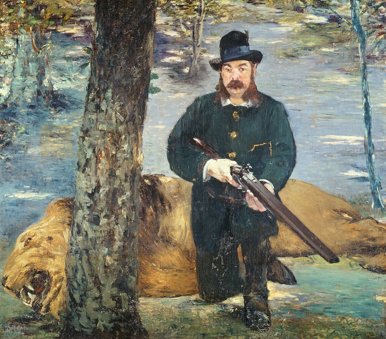 Pertuiset, Oroszlánvadász, 1881 alkotó: Édouard Manet
