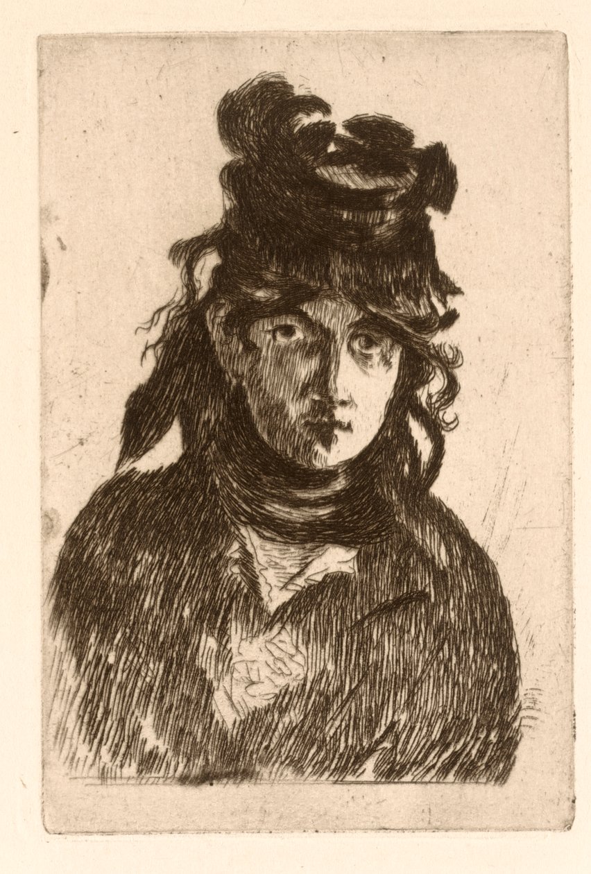 Berthe Morisot portréja alkotó: Édouard Manet