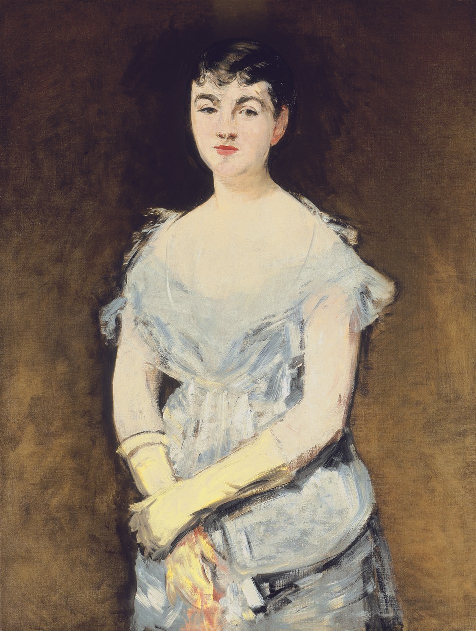 Isabelle Lemonnier kisasszony portréja alkotó: Édouard Manet