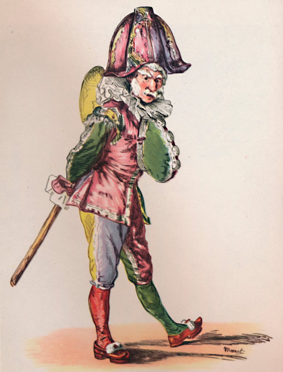 Punch, 1874-1876, 1946 alkotó: Édouard Manet