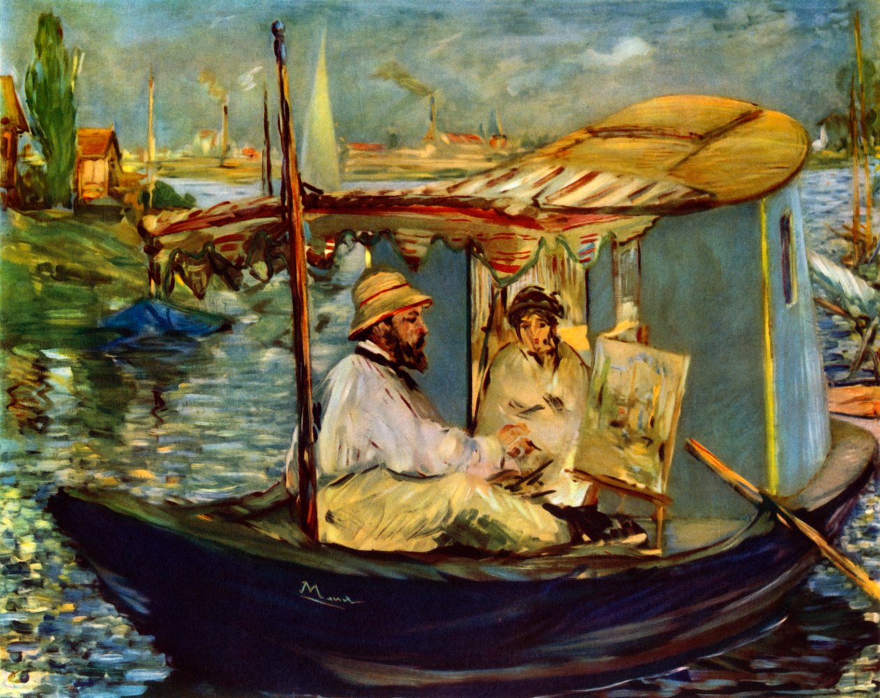 A csónak, 1874, 1937. alkotó: Édouard Manet