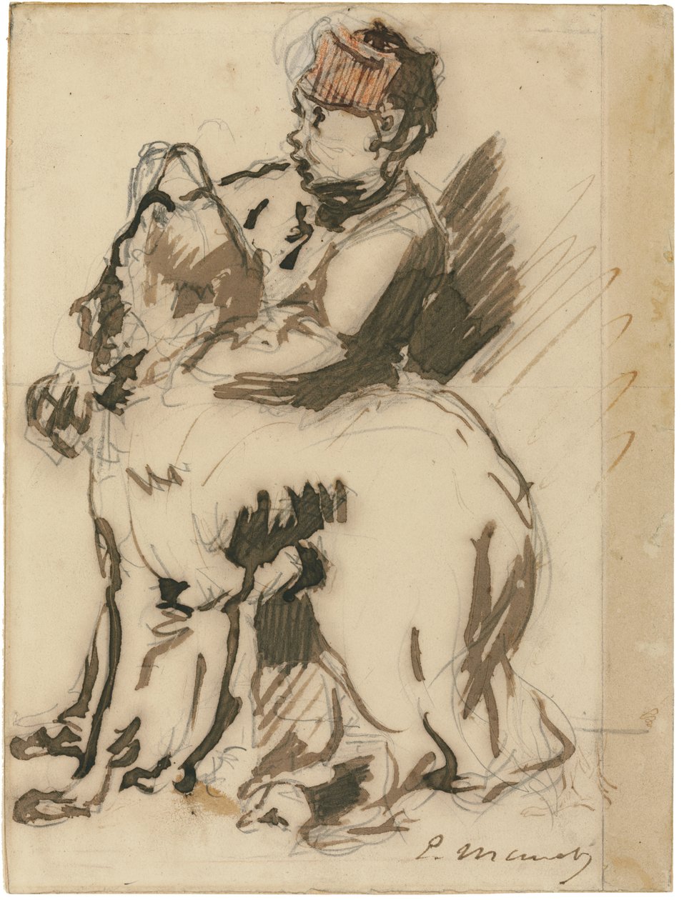 A gyerek és a kutya alkotó: Édouard Manet