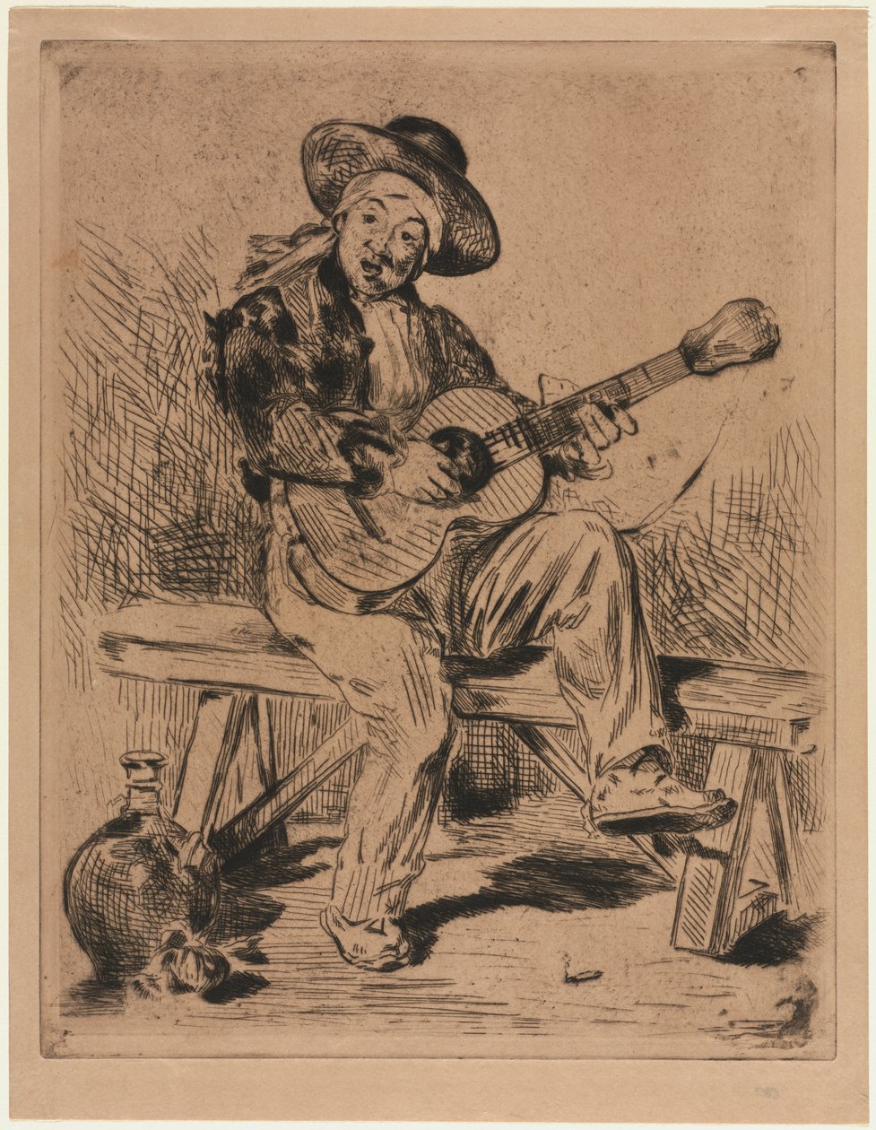 A Gitáros alkotó: Édouard Manet