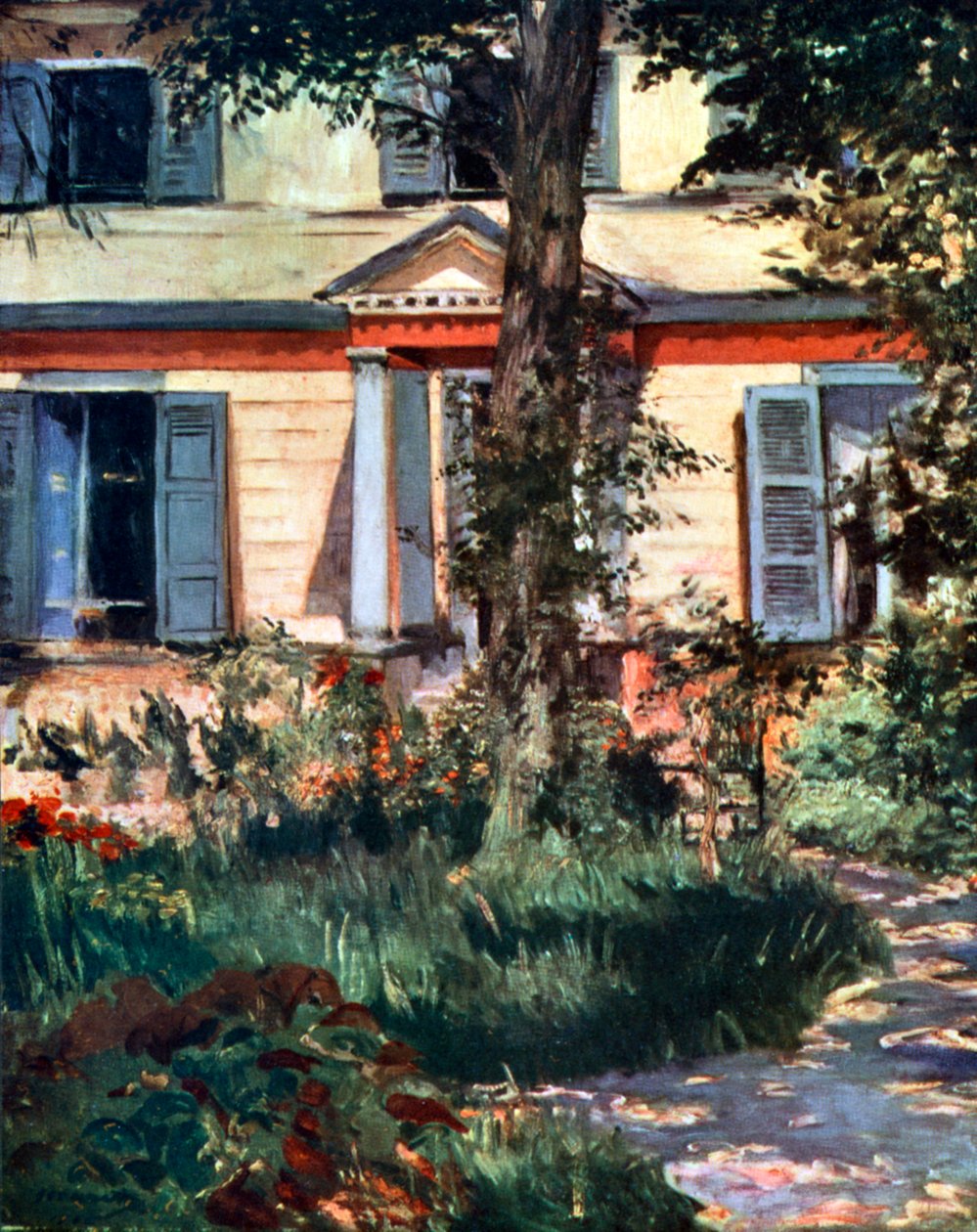 A rueili ház, 1882-1926. alkotó: Édouard Manet