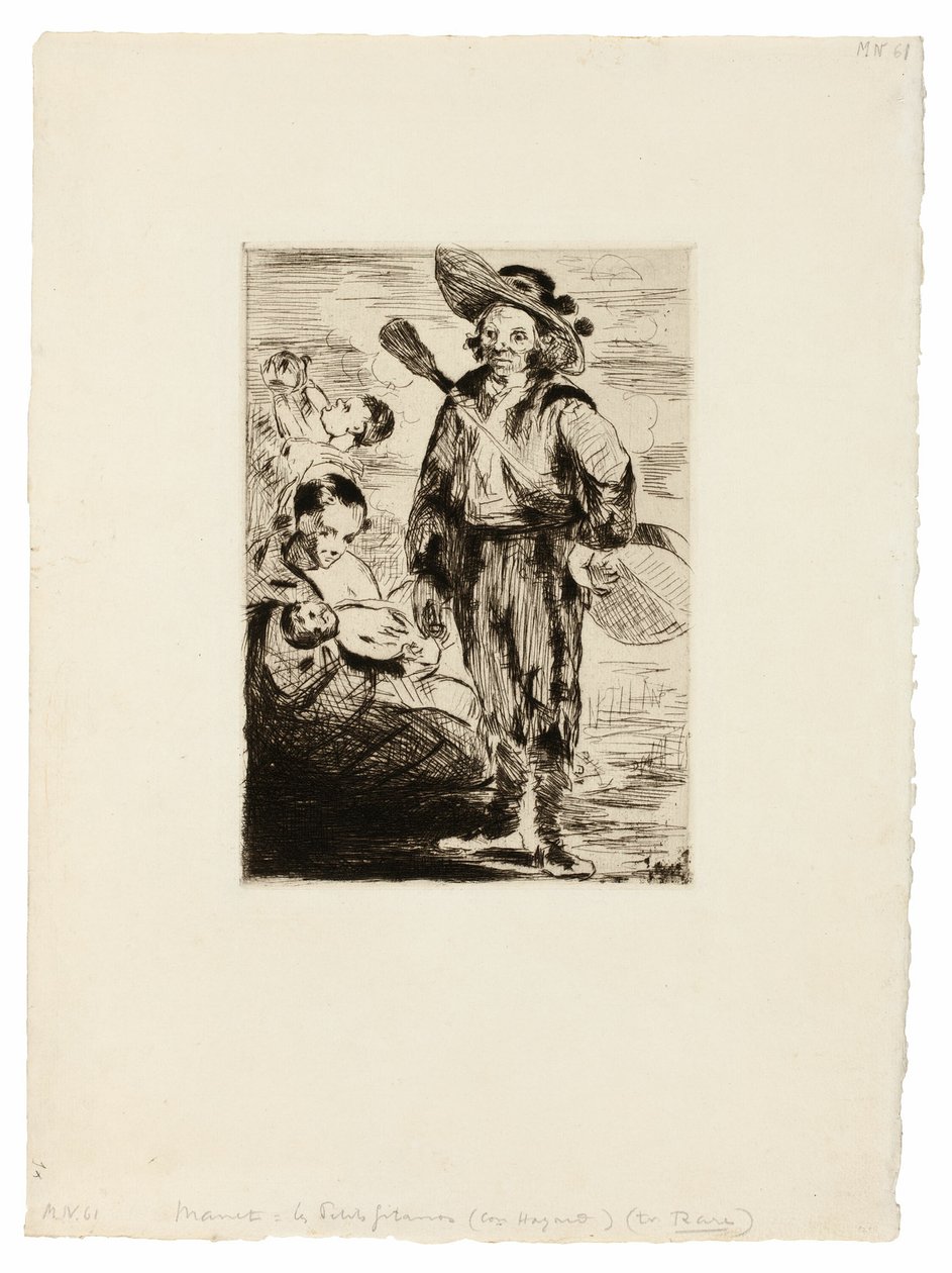 A kis cigányok alkotó: Édouard Manet