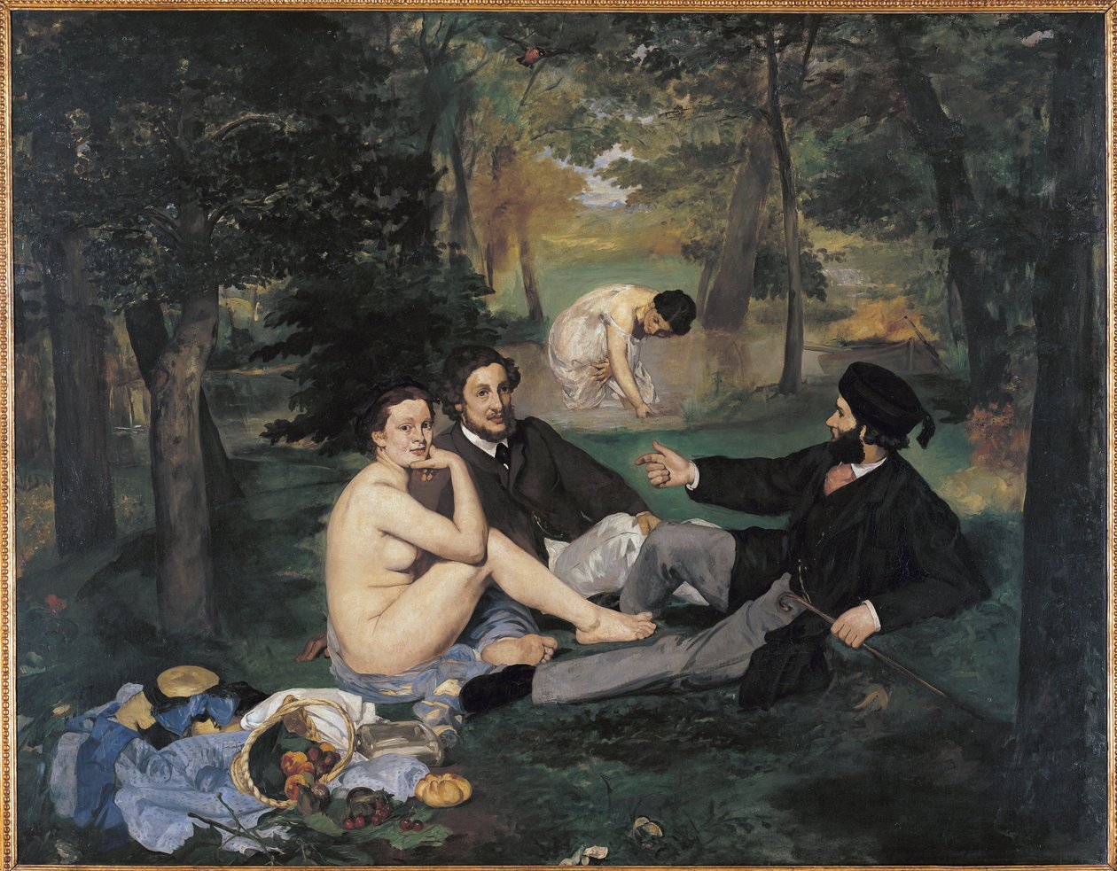 Ebéd a fűben alkotó: Édouard Manet