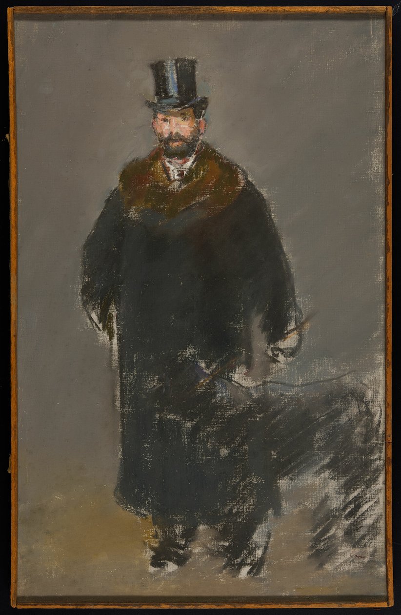Az ember a kutyával alkotó: Édouard Manet
