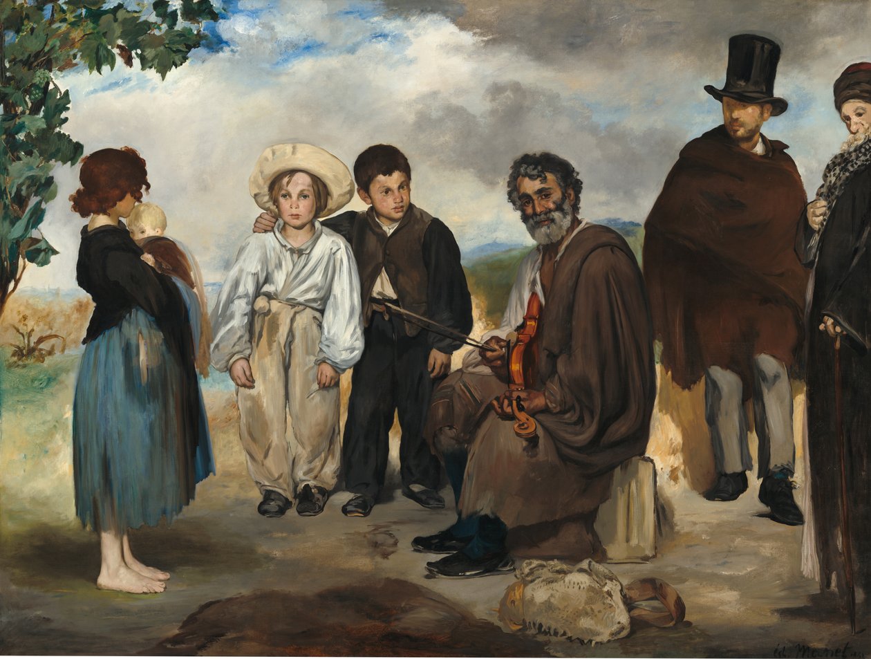 Az öreg zenész alkotó: Édouard Manet