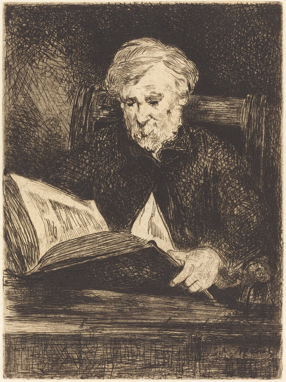 The Reader Le liseur, 1861. alkotó: Édouard Manet