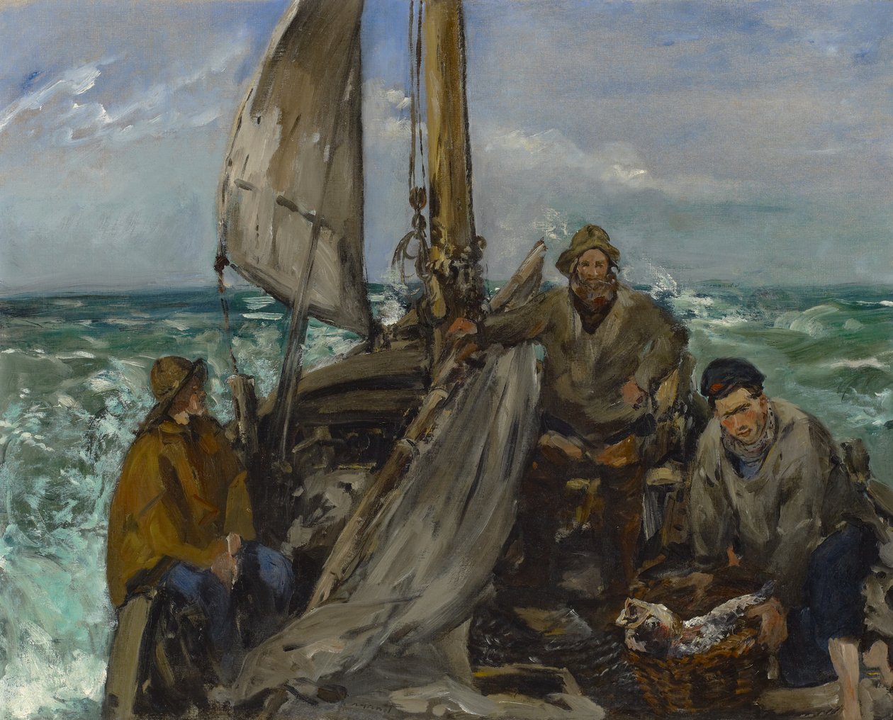 A tenger munkásai alkotó: Édouard Manet