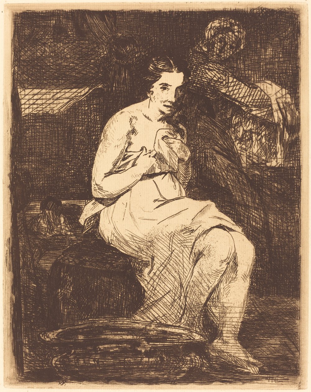 A WC (La toilette) alkotó: Édouard Manet