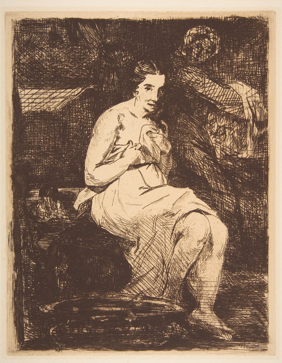 A WC, 1862. alkotó: Édouard Manet