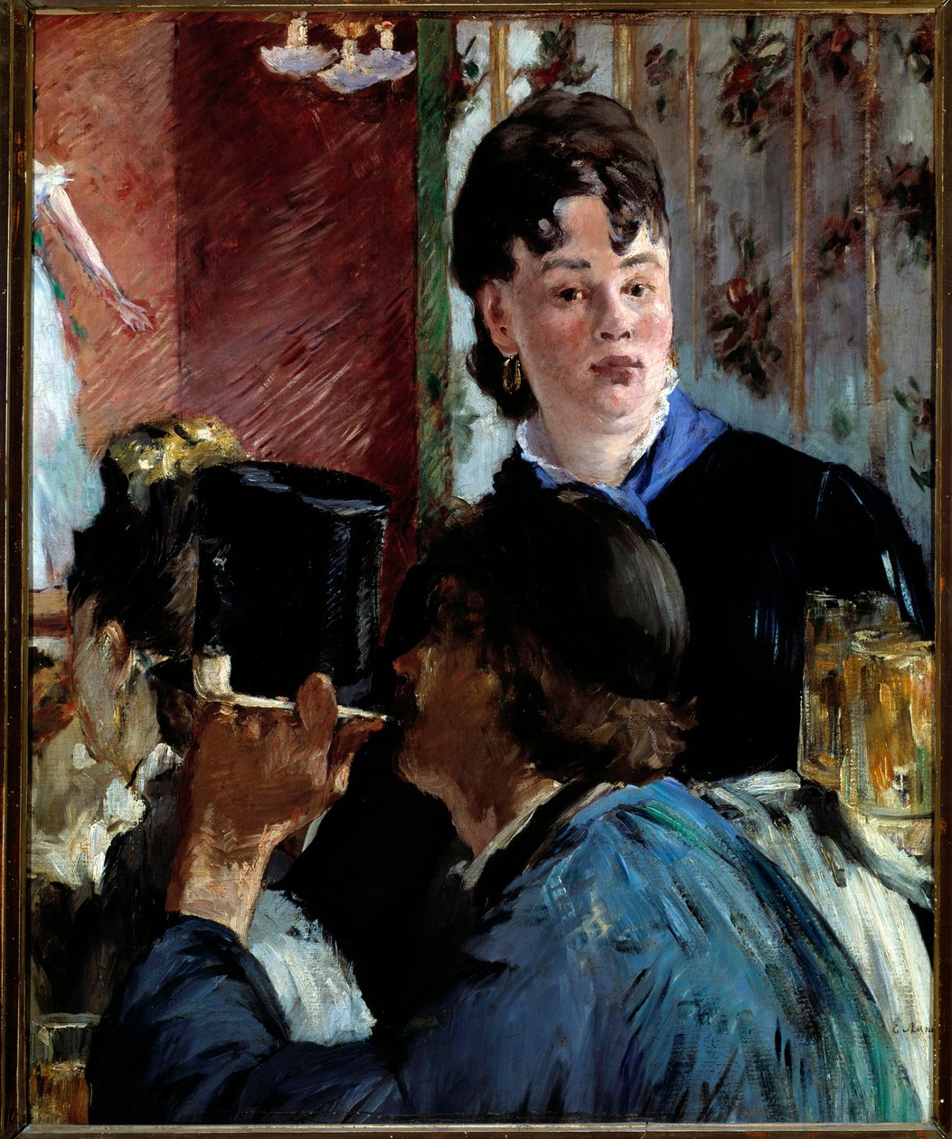 A bock pincérnő - olaj, vászon alkotó: Édouard Manet