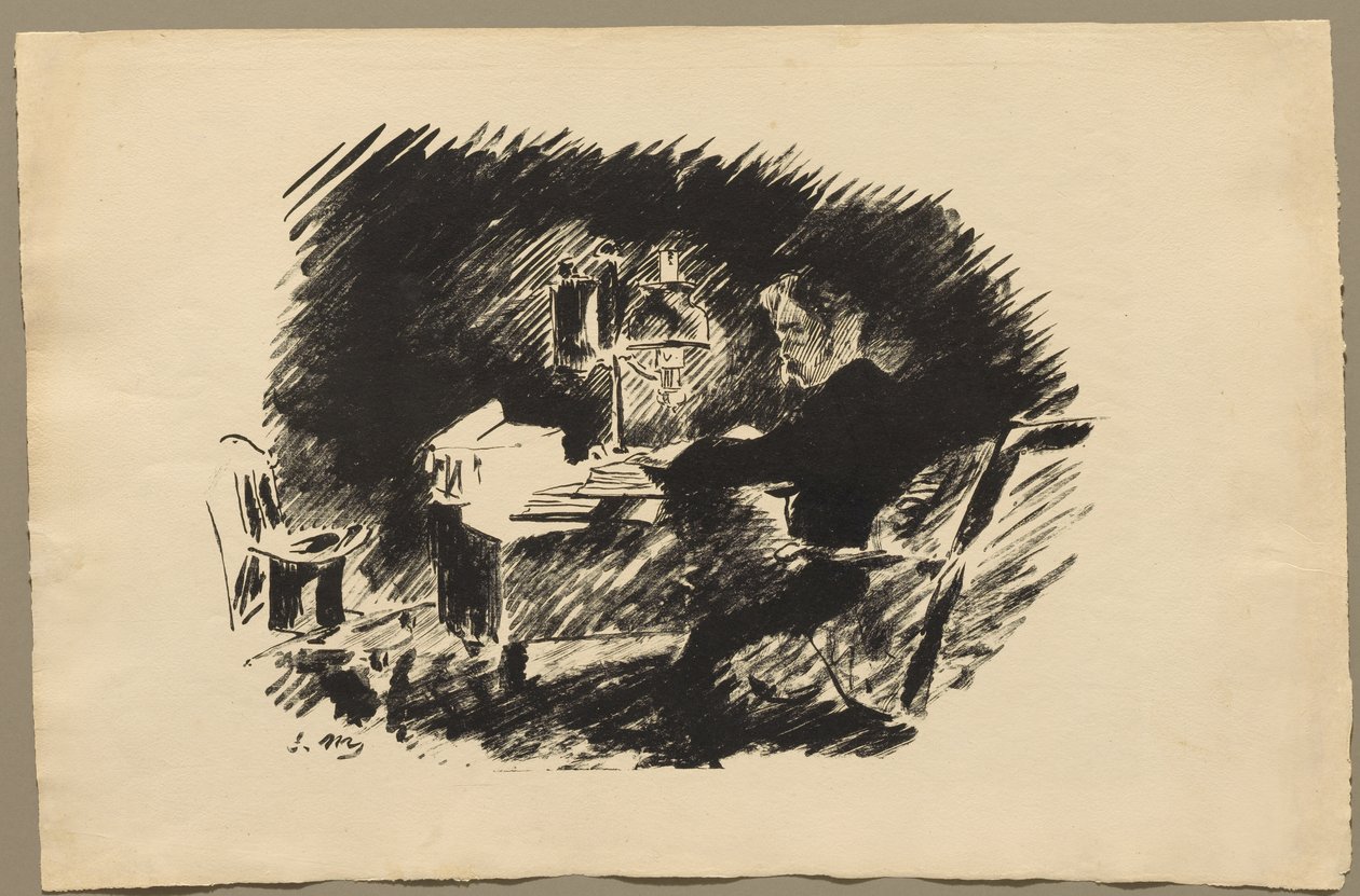 A lámpa alatt alkotó: Édouard Manet