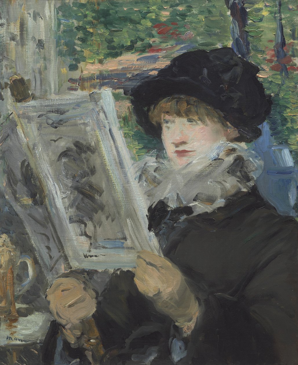 Olvasó asszony, 1879-80 alkotó: Édouard Manet