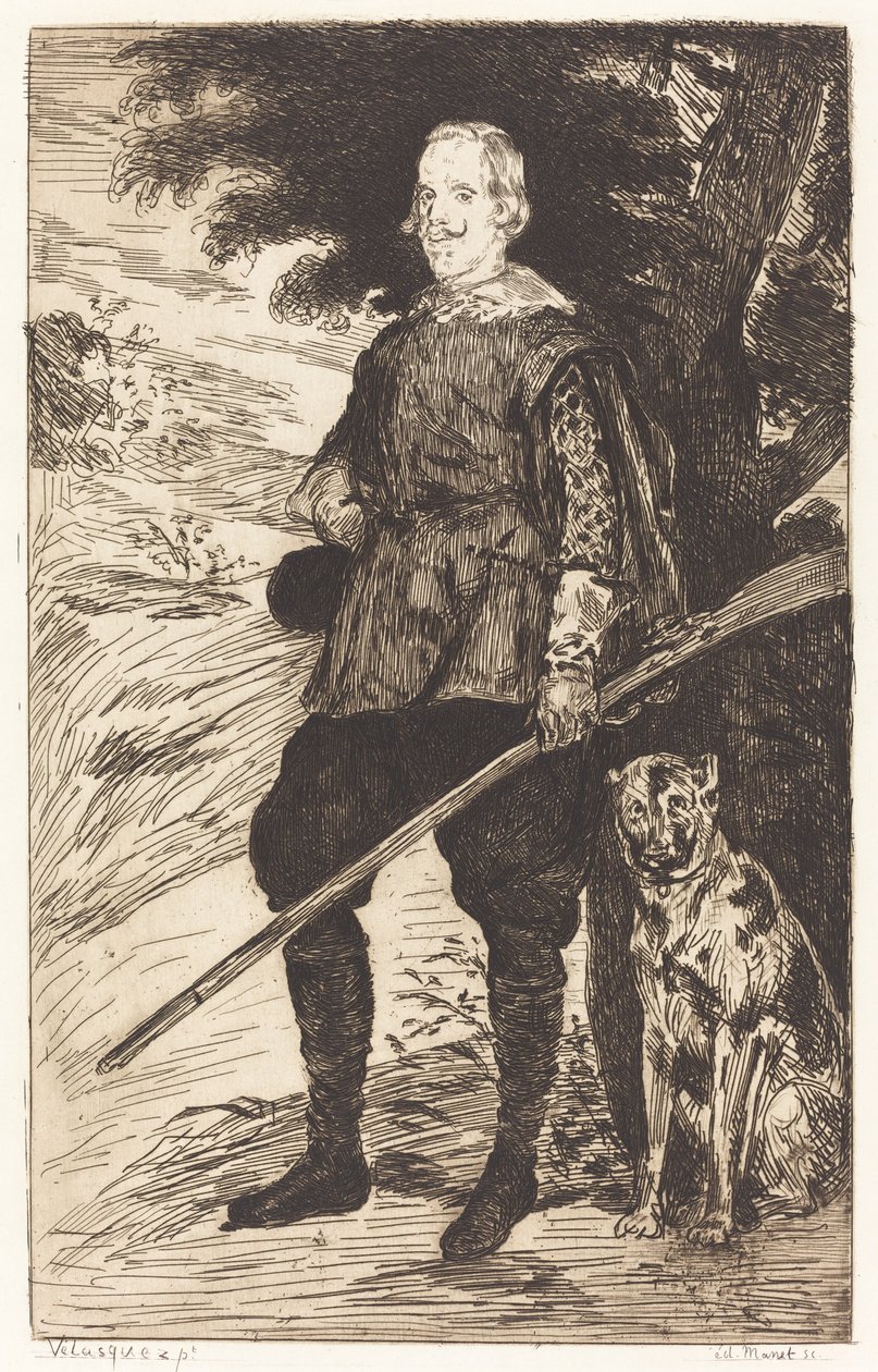 Philip Ive (Philippe Ive) alkotó: Edouard Manet after Diego Velázquez