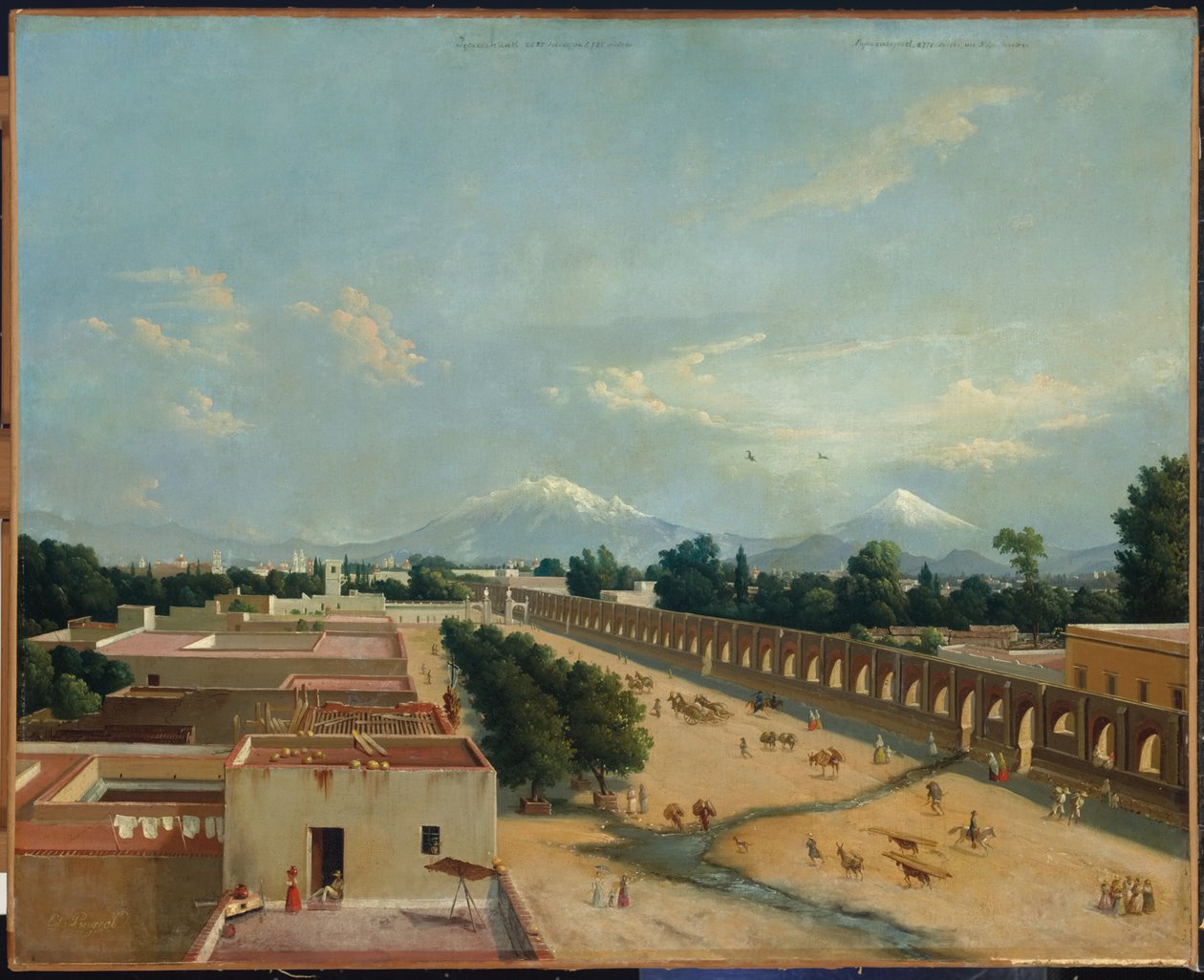 Chapultepec vízvezeték alkotó: Edouard Pingret