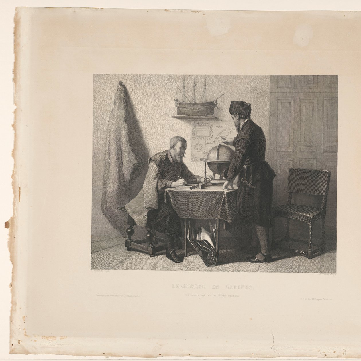 Willem Barendsz és Jacob van Heemskerck alkotó: Edouard Taurel